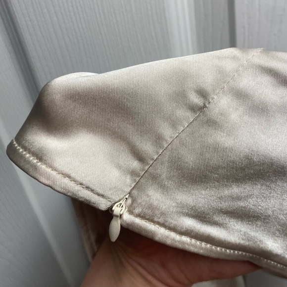 NWT Princess Polly Huxley Set Satin Top Champagne Size 12 - Picture 6 of 7